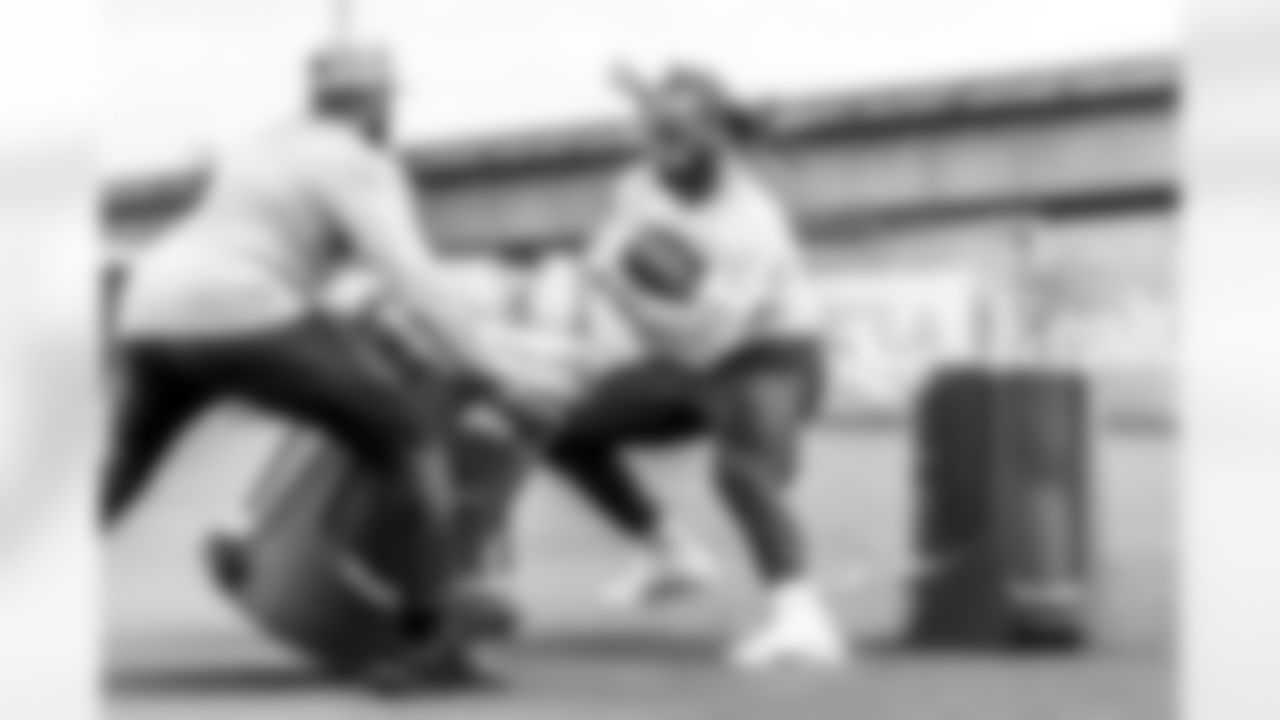 Los Angeles Chargers players participate in Phase 2 of the offseason program on Monday, May 12, 2025 at The Bolt in El Segundo, CA.