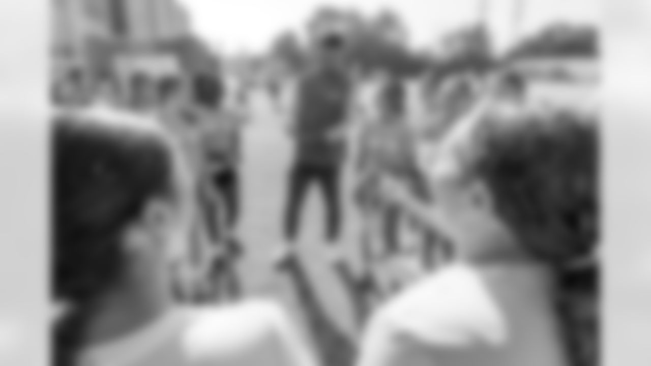 The Los Angeles Chargers host a girls flag football camp on Tuesday, December 02, 2025 at St. Joseph High School in Lakewood, CA.