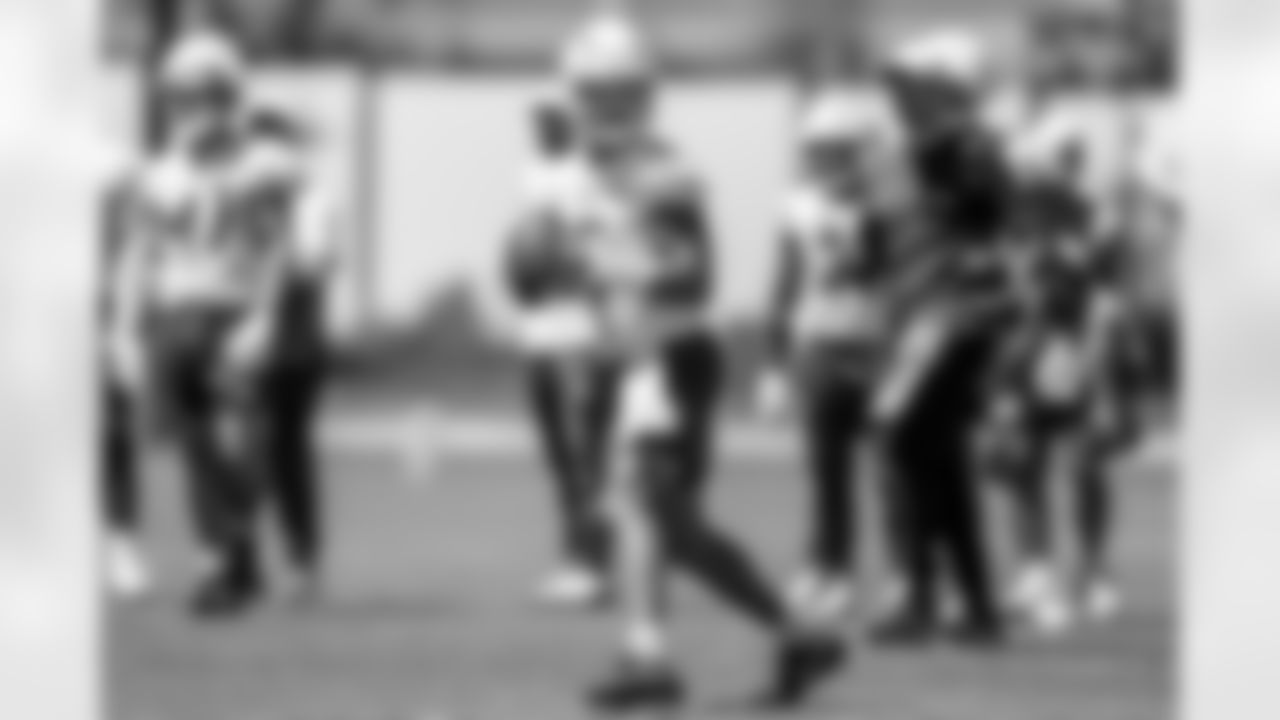 The Los Angeles Chargers practice at Training Camp on Wednesday, August 20, 2025 at The Bolt in El Segundo, CA.