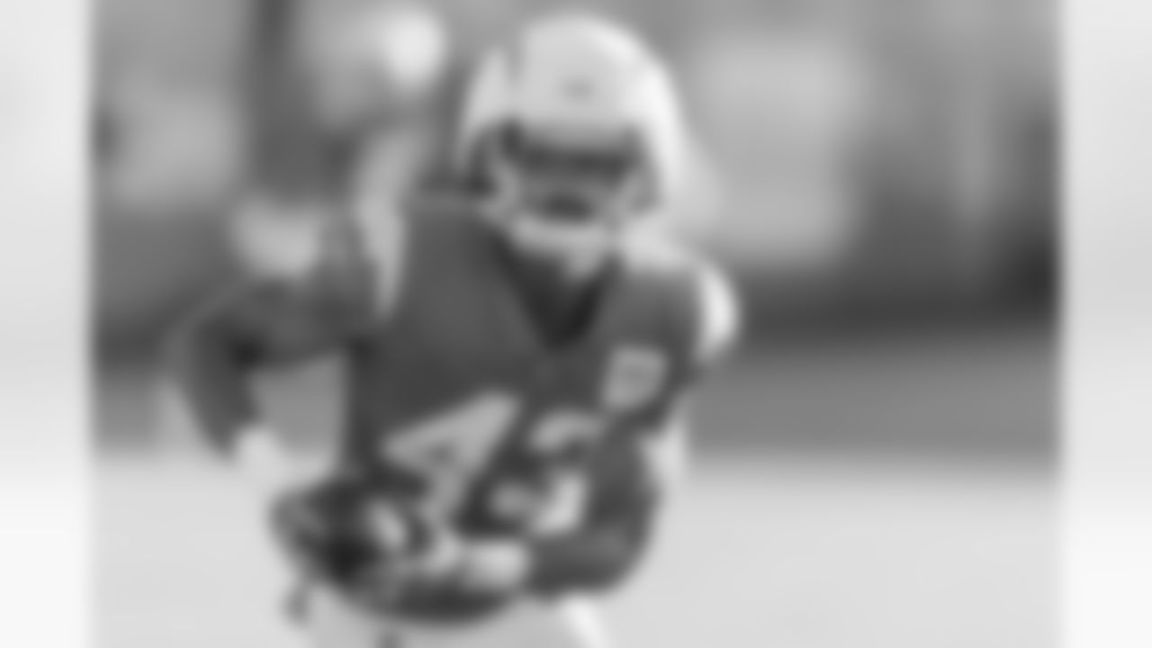 The Los Angeles Chargers practice at Training Camp on Friday, August 2, 2024 at The Bolt in El Segundo, CA.