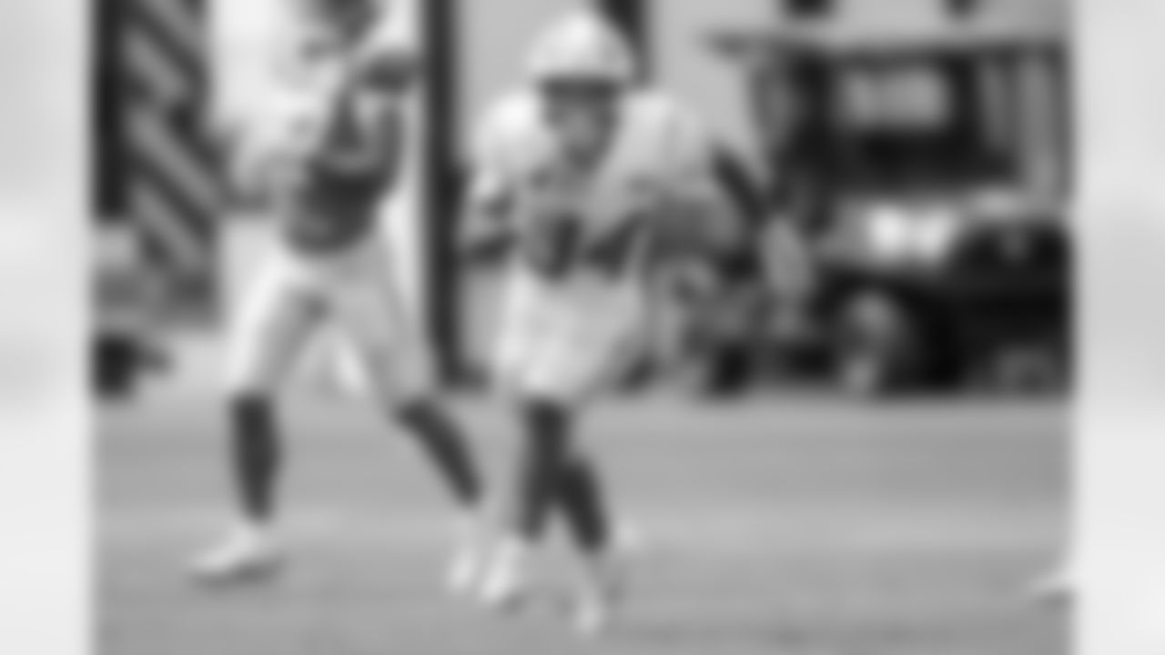 The Los Angeles Chargers practice at Training Camp on Monday, July 28, 2025 at The Bolt in El Segundo, CA.