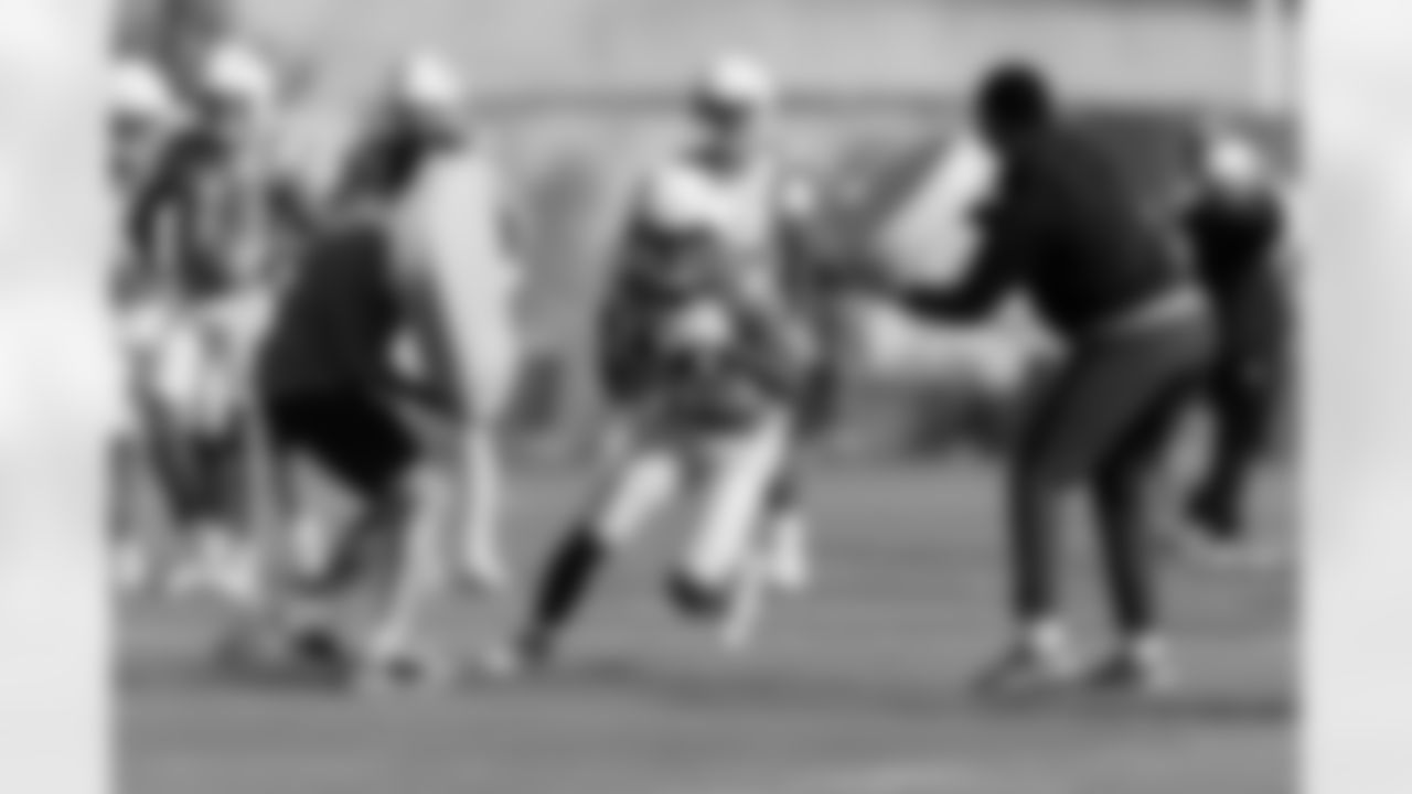The Los Angeles Chargers practice at Training Camp on Saturday, July 27, 2024 at The Bolt in El Segundo, CA.