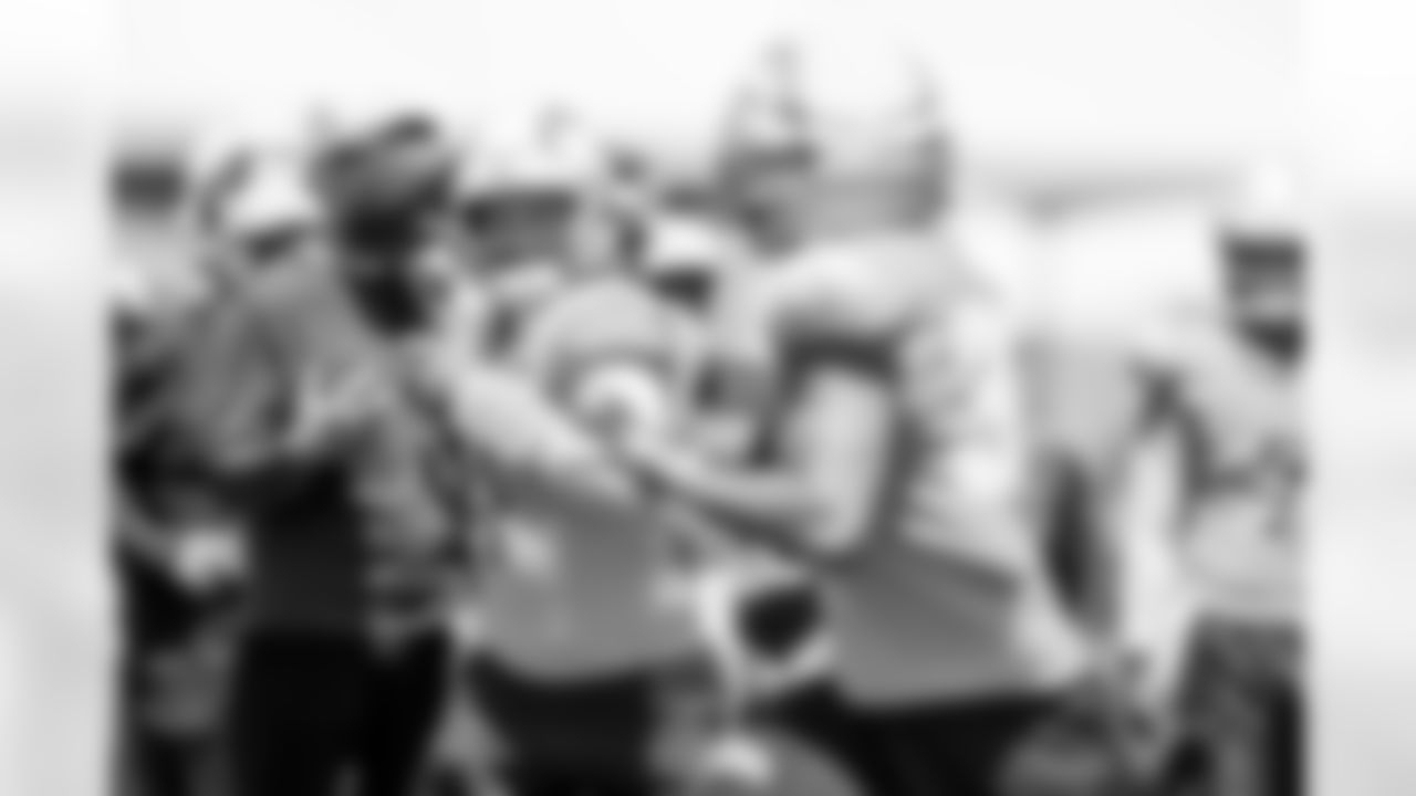 The Los Angeles Chargers practice at Training Camp on Friday, August 8, 2025 at The Bolt in El Segundo, CA.