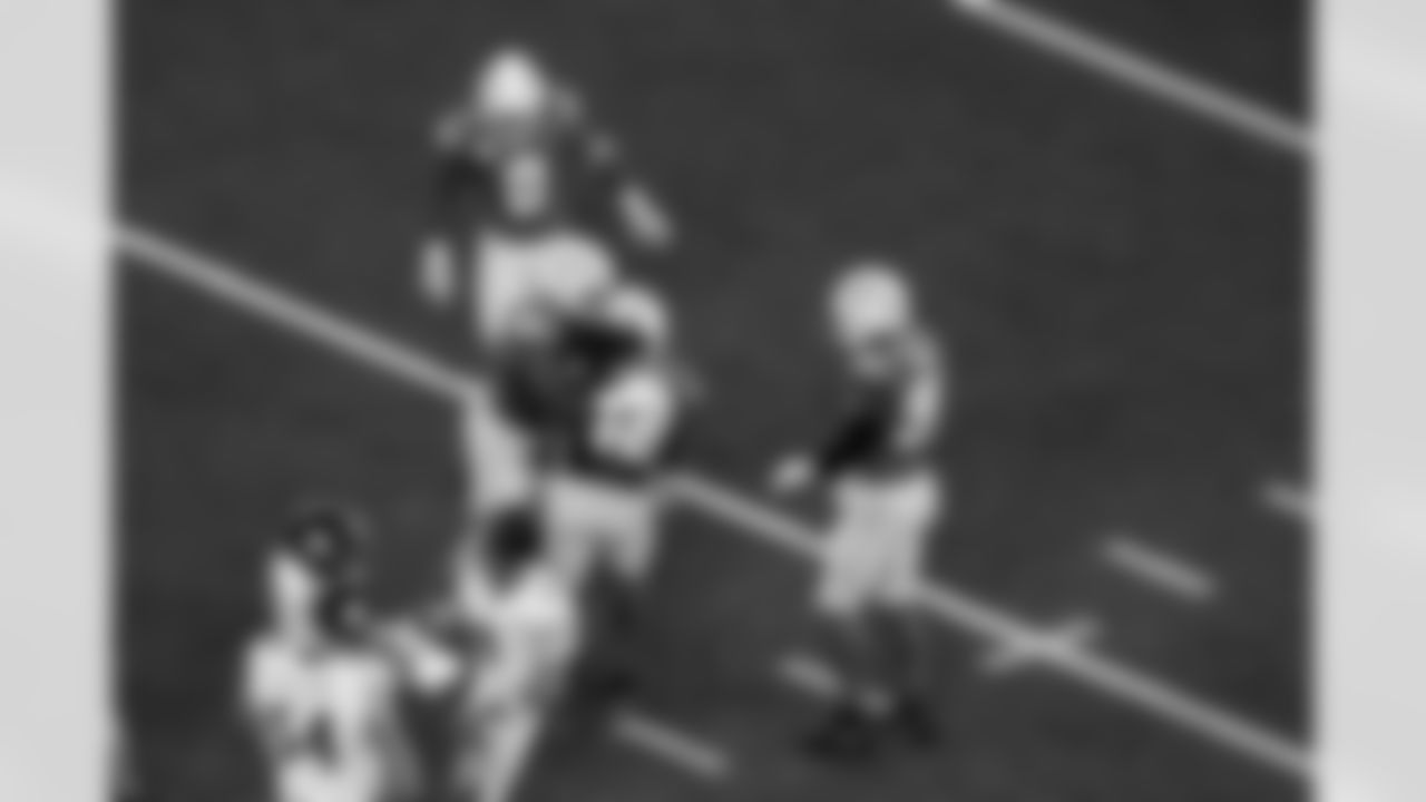 DL Da'Shawn Hand (91), OLB Bud Dupree (48) and OLB Odafe Oweh (98)