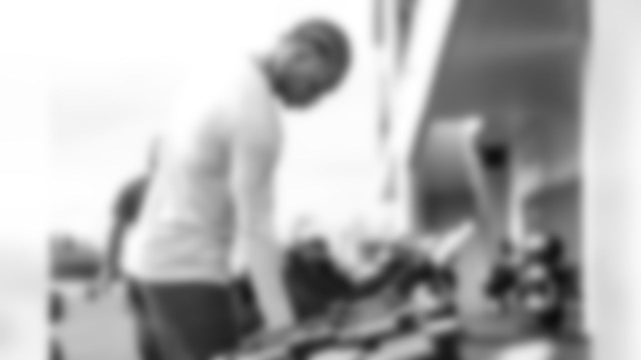 Los Angeles Chargers players participate in Phase 2 of the offseason program on Monday, May 5, 2025 at The Bolt in El Segundo, CA.