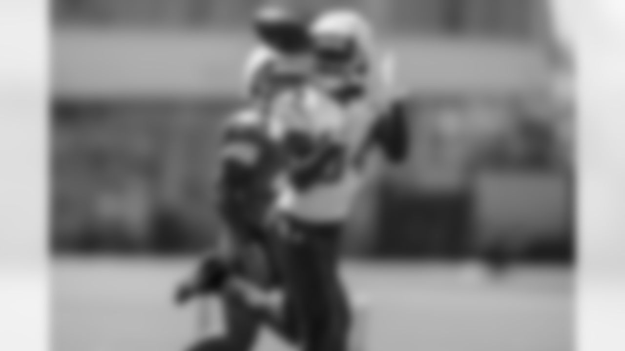 The Los Angeles Chargers practice at Training Camp on Tuesday, August 19, 2025 at The Bolt in El Segundo, CA.