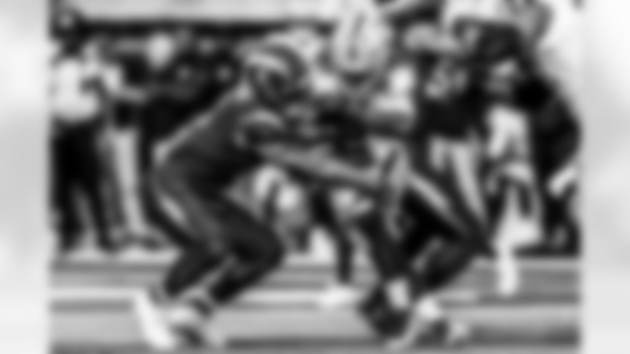 Take a look back at the Chargers Week 13 matchup with the Raiders in monochrome.