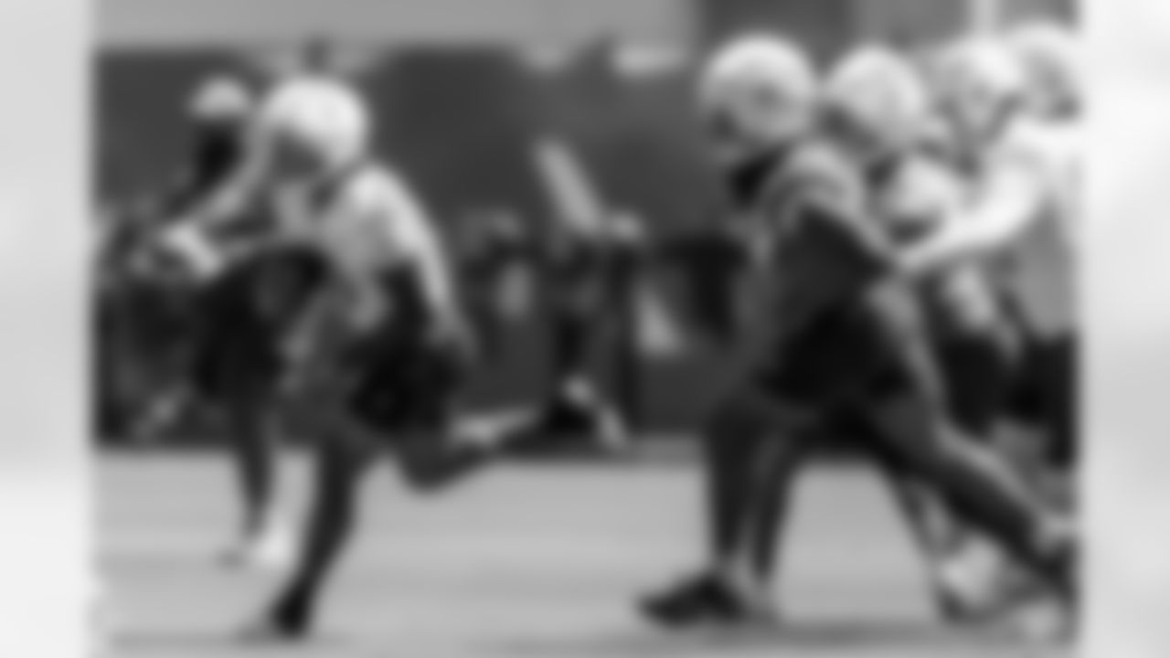 The Los Angeles Chargers practice at Training Camp on Wednesday, August 20, 2025 at The Bolt in El Segundo, CA.