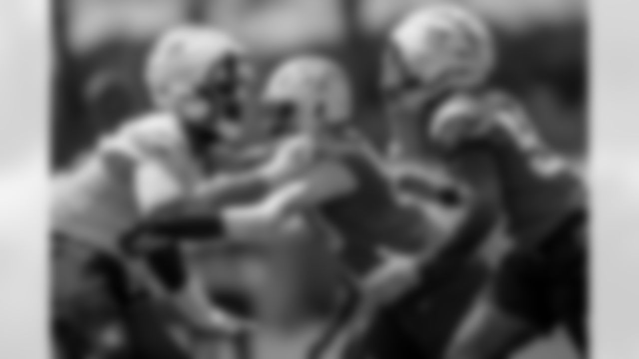 The Los Angeles Chargers practice at Training Camp on Thursday, August 21, 2025 at The Bolt in El Segundo, CA.