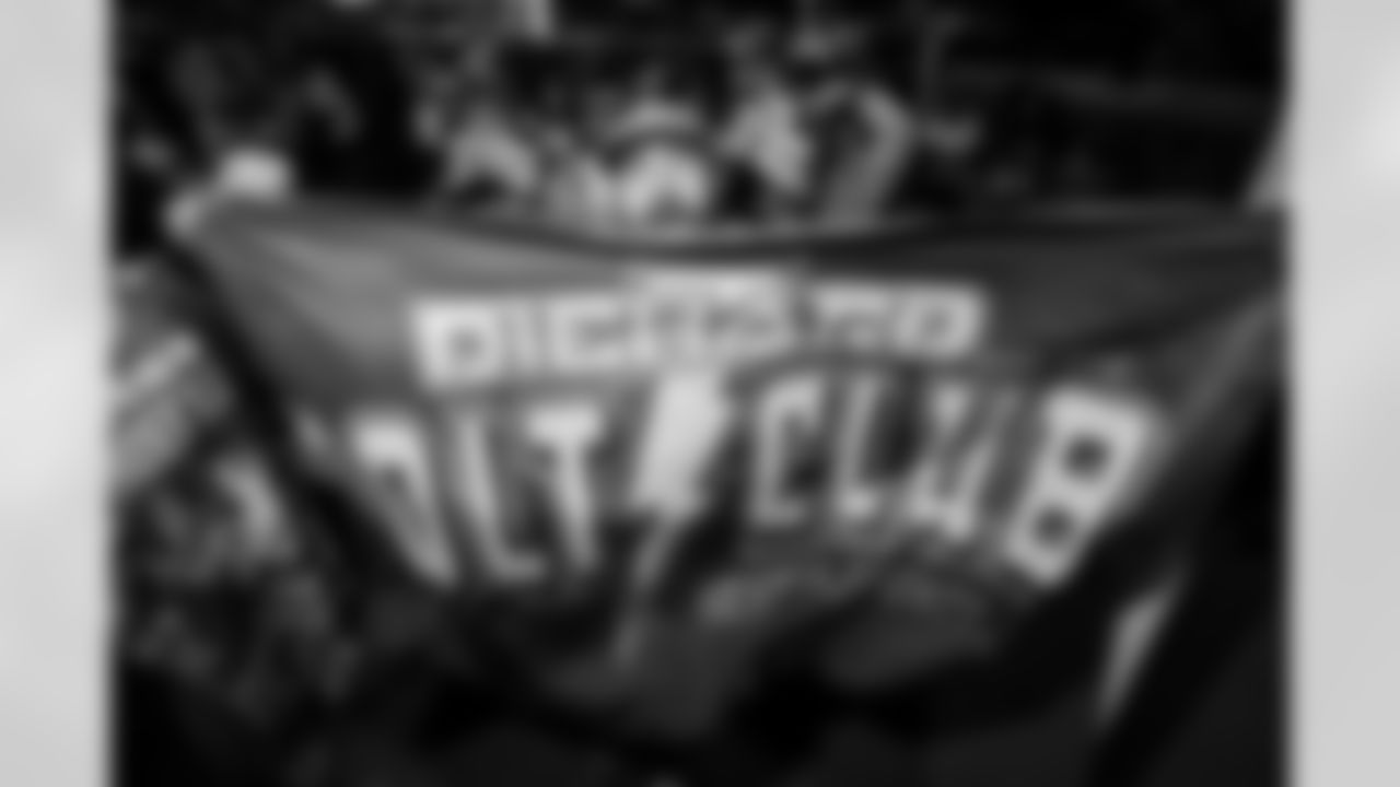 Fans gather at The Bolt for the Fan Rally + Drone Show on Friday January 9th, 2025