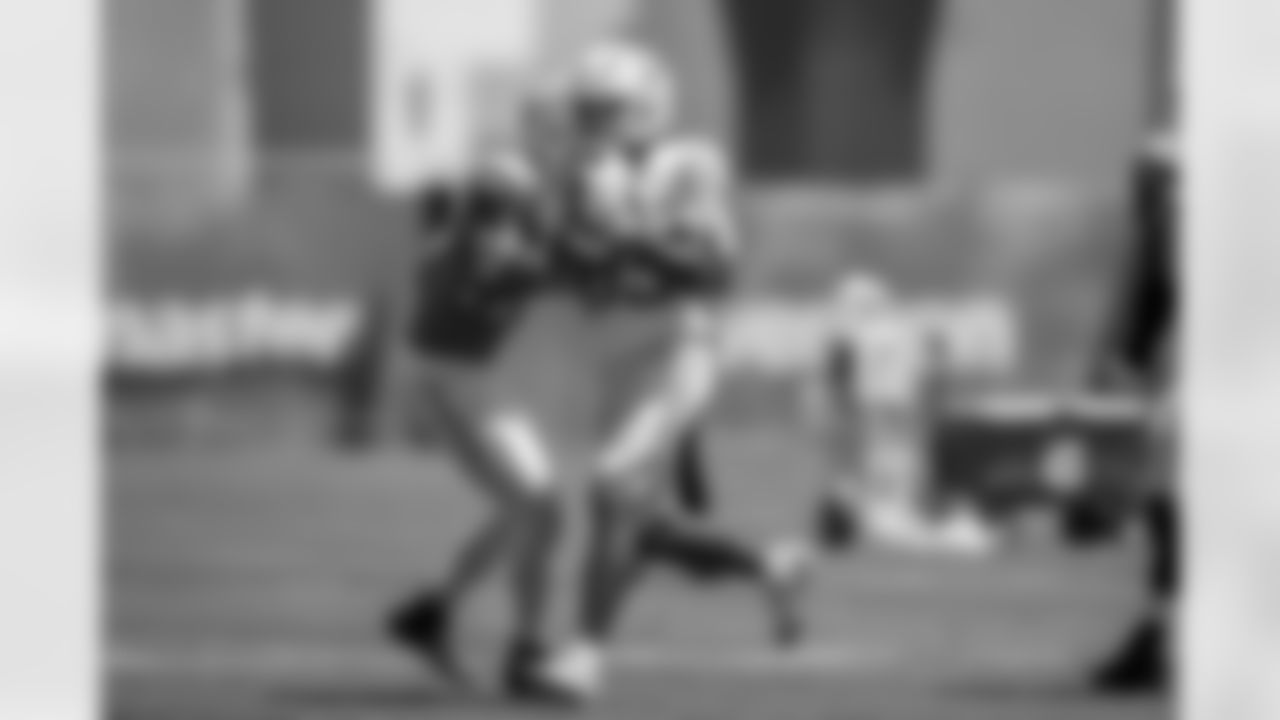 The Los Angeles Chargers practice at Training Camp on Monday, August 18, 2025 at The Bolt in El Segundo, CA.