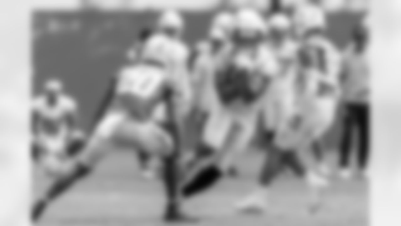 The Los Angeles Chargers hold Mandatory Mini-Camp on Wednesday, June 11, 2025 at The Bolt in El Segundo, CA.