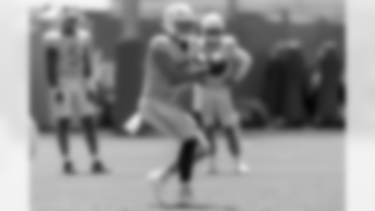 The Los Angeles Chargers practice at Training Camp on Monday, August 18, 2025 at The Bolt in El Segundo, CA.