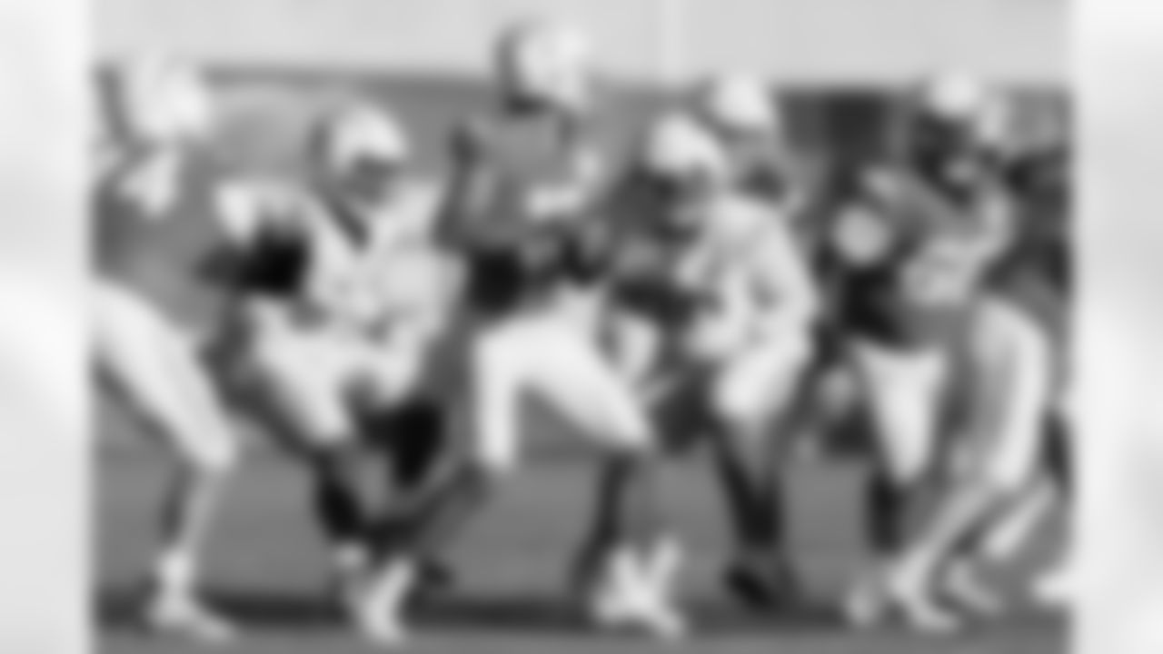 The Los Angeles Chargers practice at Training Camp on Saturday, July 27, 2024 at The Bolt in El Segundo, CA.