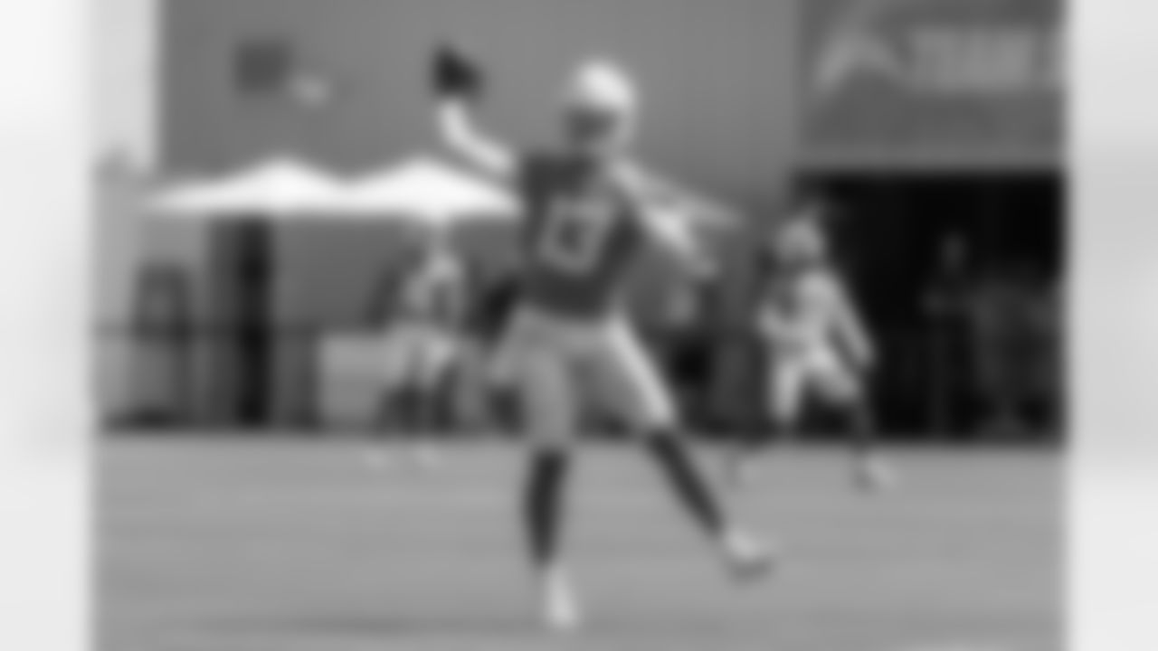 The Los Angeles Chargers practice at Training Camp on Thursday, July 17, 2025 at The Bolt in El Segundo, CA.