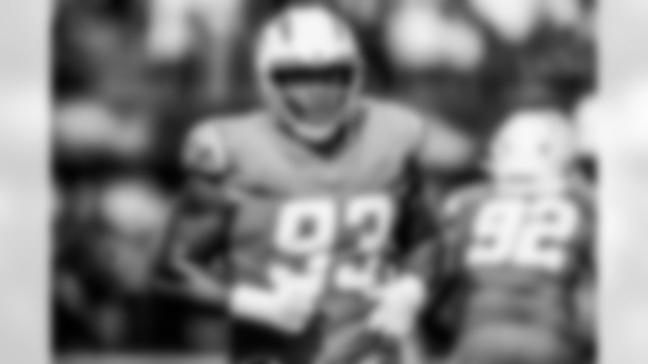 Take a look back at the Chargers Week 5 matchup with the Commanders in monochrome!