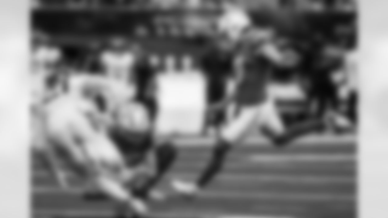 Chargers K Cameron Dicker (#11) in action during their Pro Bowl season