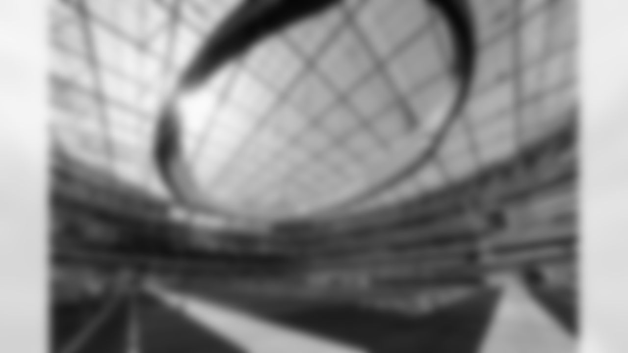 SoFi Stadium is photographed as it is converted to the 2025 Charger Power look on Friday, October 17, 2025 at SoFi Stadium in Inglewood, CA.