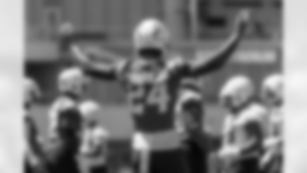 The Los Angeles Chargers practice at Training Camp on Thursday, August 21, 2025 at The Bolt in El Segundo, CA.
