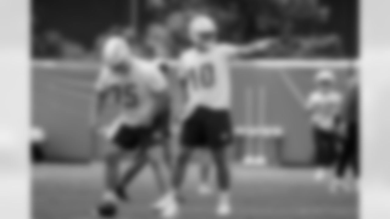 The Los Angeles Chargers hold OTA's on Monday, May 20, 2024 at Hoag Performance Center in Costa Mesa, CA.