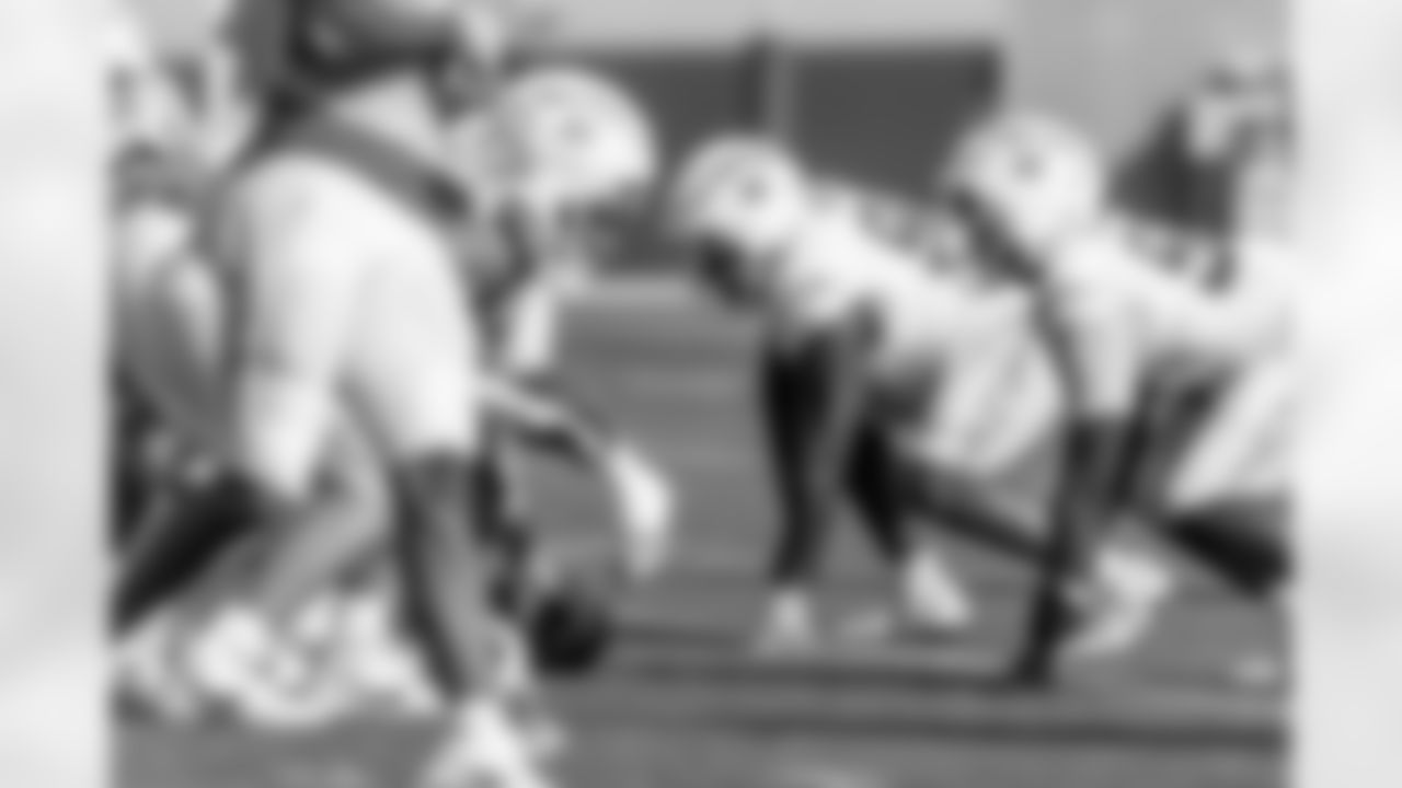 The Los Angeles Chargers practice on Wednesday, November 6, 2024 at The Bolt in El Segundo, CA.