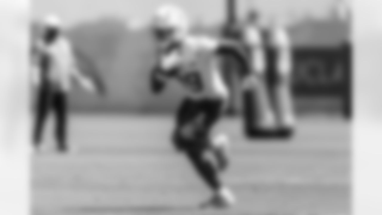 The Los Angeles Chargers practice at Training Camp on Wednesday, August 20, 2025 at The Bolt in El Segundo, CA.