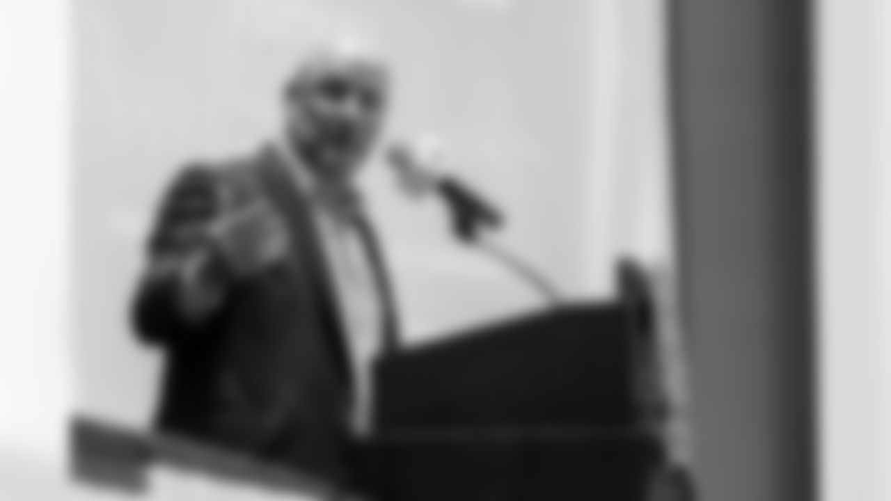 The Los Angeles Chargers participate in the 49th CIF-SS-Ford Championship Luncheon on Tuesday, November 25, 2025 at The Grand in Long Beach, CA.