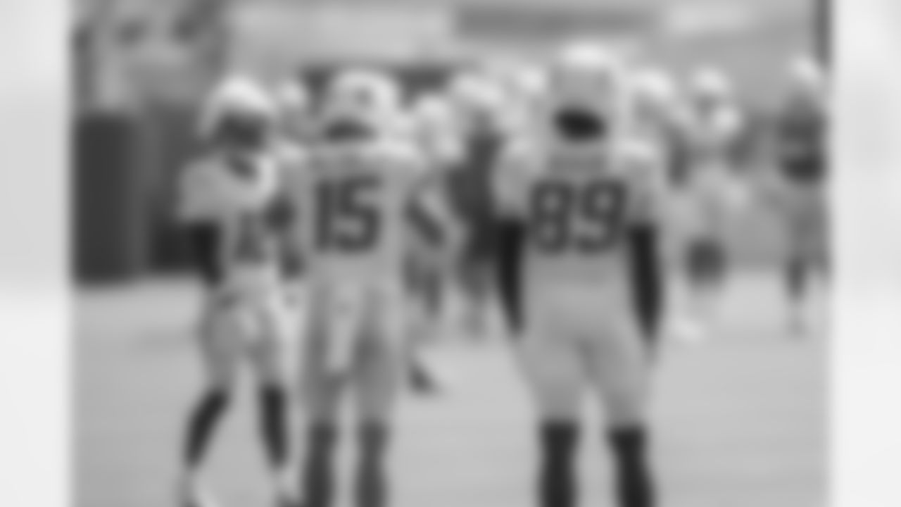 The Los Angeles Chargers practice on Wednesday, October 9, 2024 at The Bolt in El Segundo, CA.