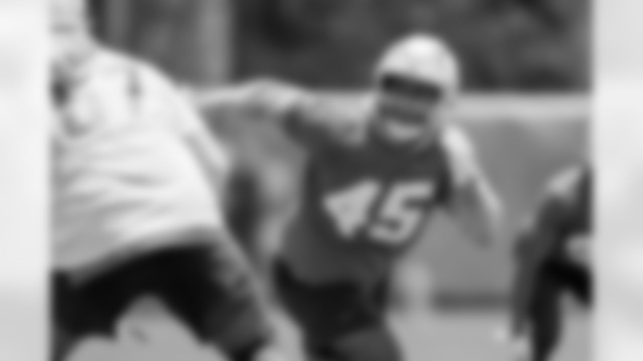 The Los Angeles Chargers hold OTA's on Tuesday, June 4, 2024 at Hoag Performance Center in Costa Mesa, CA.
