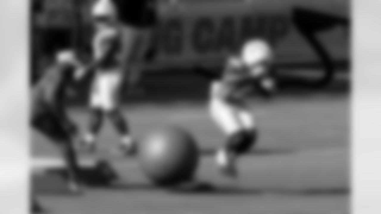 The Los Angeles Chargers practice at Training Camp on Friday, July 25, 2025 at The Bolt in El Segundo, CA.