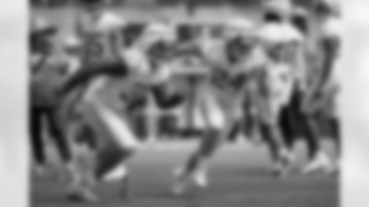 The Los Angeles Chargers hold Rookie Mini-Camp on Friday, May 10, 2024 at Hoag Performance Center in Costa Mesa, CA.