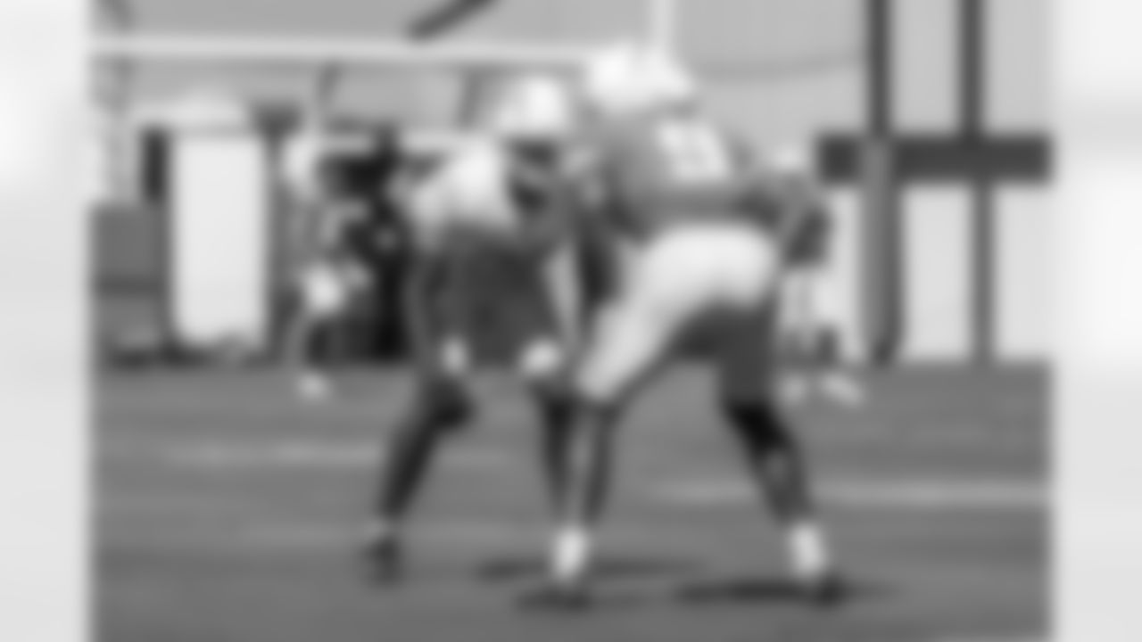 The Los Angeles Chargers practice on Wednesday, October 8, 2025 at The Bolt in El Segundo, CA.