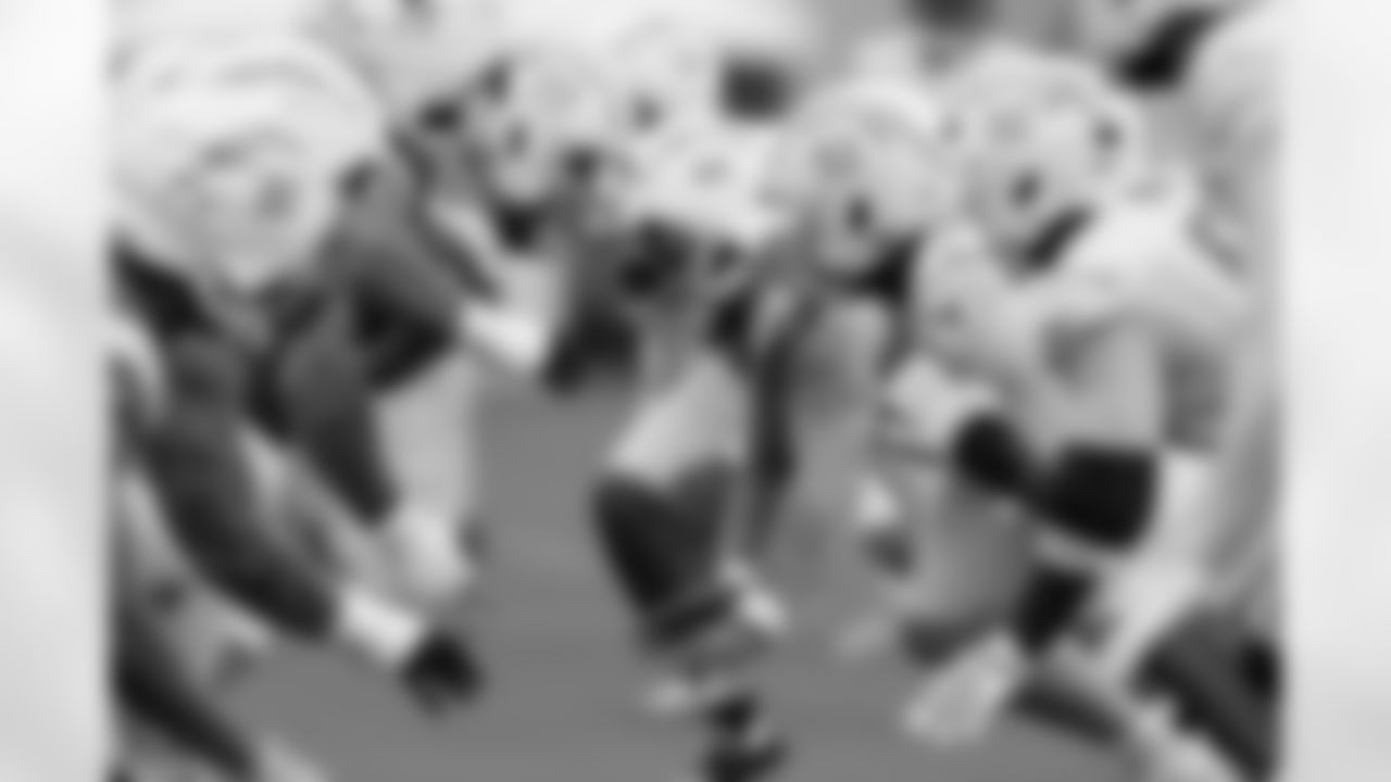 The Los Angeles Chargers practice at Training Camp on Monday, July 21, 2025 at The Bolt in El Segundo, CA.