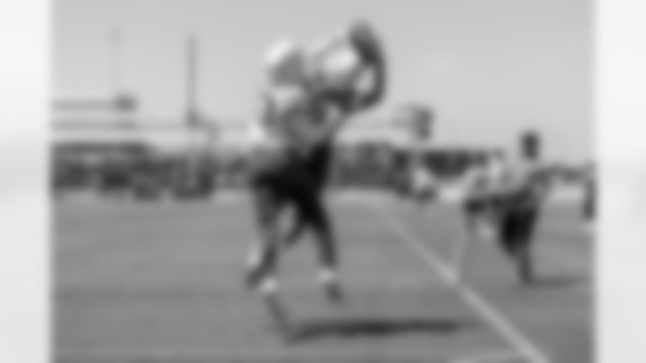 The Los Angeles Chargers practice at Training Camp on Sunday, August 3, 2025 at The Bolt in El Segundo, CA.