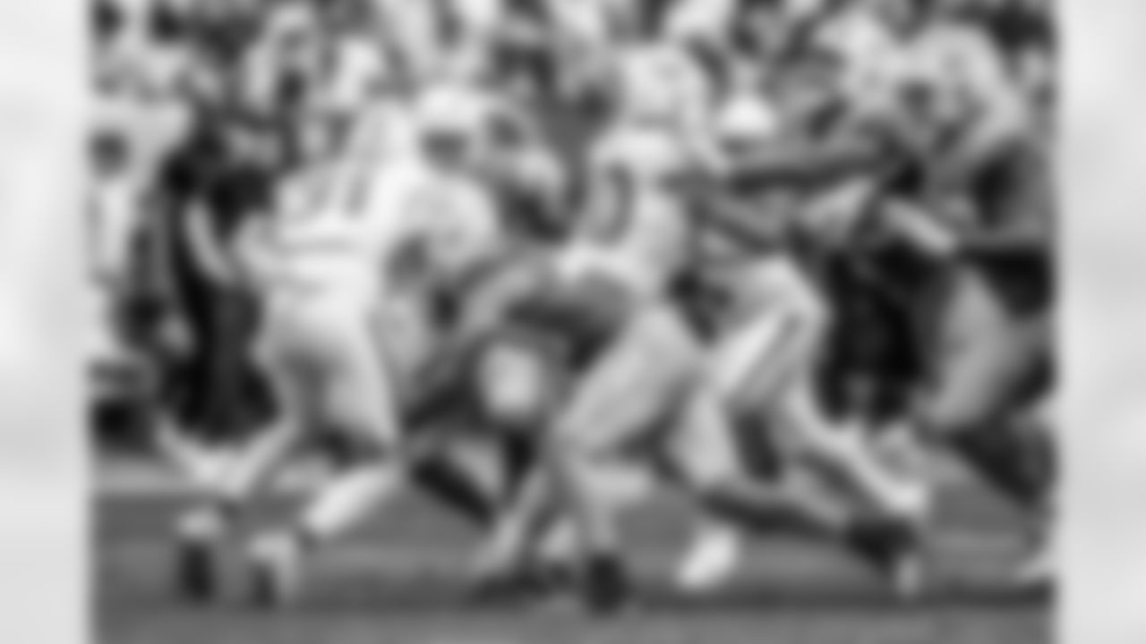 Take a look back at the Chargers Week 6 matchup with the Dolphins in monochrome!