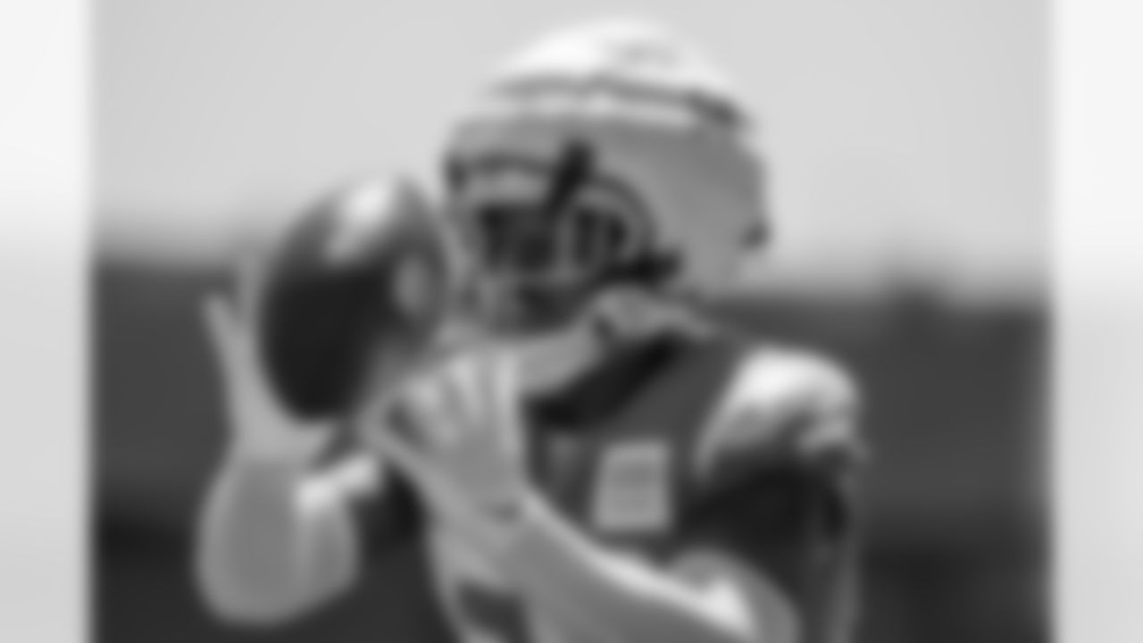 The Los Angeles Chargers practice at Training Camp on Tuesday, August 19, 2025 at The Bolt in El Segundo, CA.