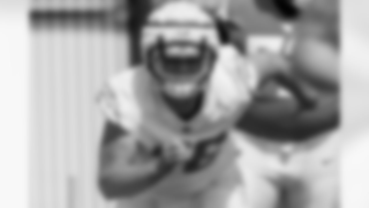 The Los Angeles Chargers hold Rookie Mini-Camp on Friday, May 10, 2024 at Hoag Performance Center in Costa Mesa, CA.