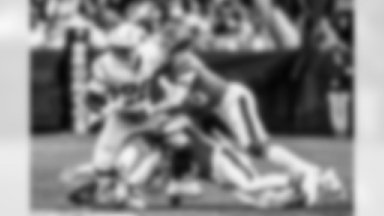 Take a look back at the Chargers Week 18 matchup with the Broncos in monochrome.