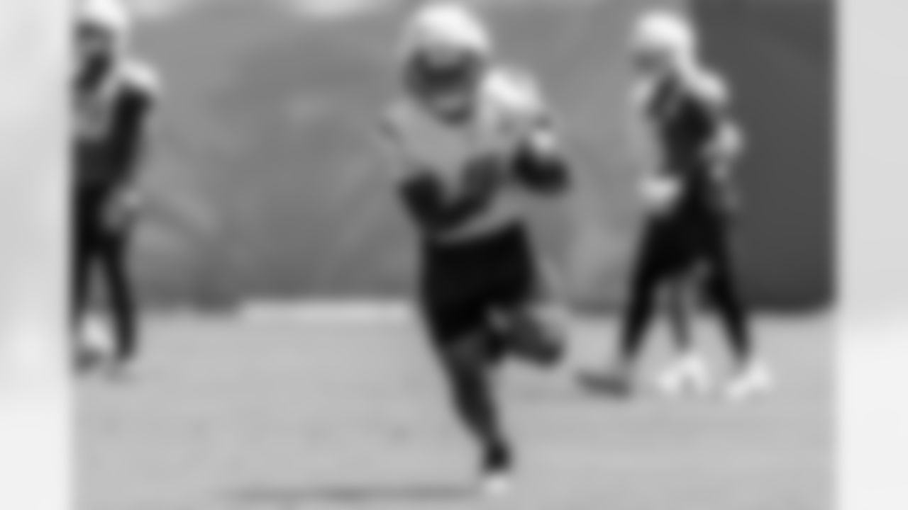 The Los Angeles Chargers practice at Training Camp on Wednesday, August 20, 2025 at The Bolt in El Segundo, CA.