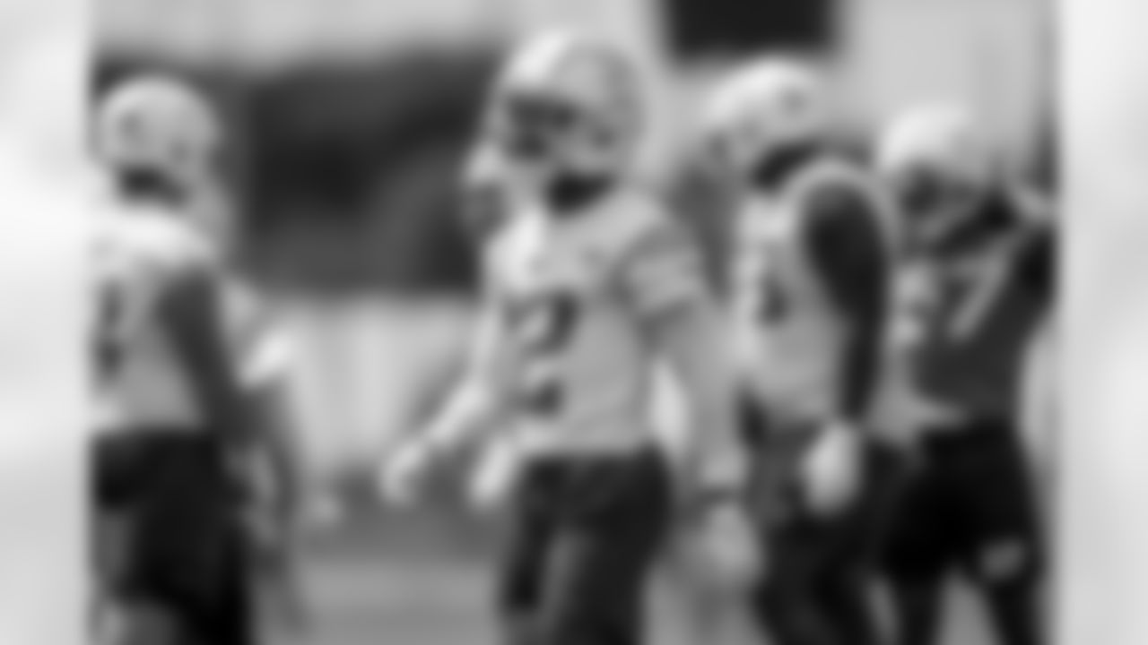 The Los Angeles Chargers practice at Training Camp on Thursday, August 21, 2025 at The Bolt in El Segundo, CA.