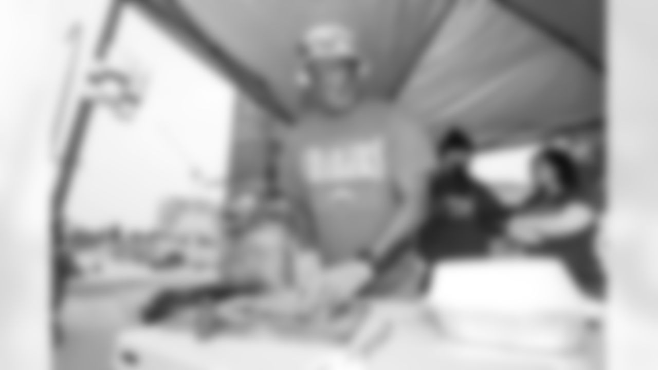 Fans joined the Bolt Fam at Pepsi Tailgate Central to get gameday ready for the Chargers' Week 13 clash with the Las Vegas Raiders.