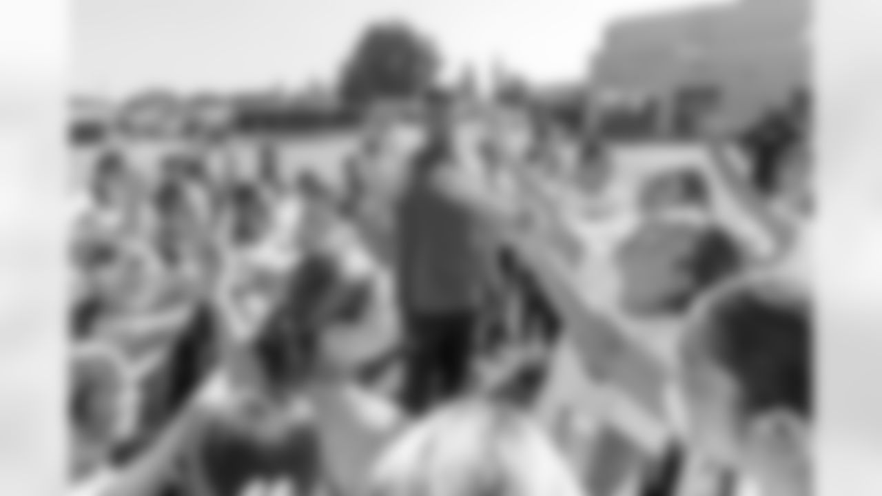 The Los Angeles Chargers host a girls flag football camp on Tuesday, December 02, 2025 at St. Joseph High School in Lakewood, CA.