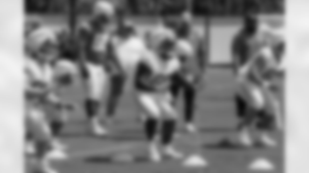 The Los Angeles Chargers hold Rookie Mini-Camp on Friday, May 10, 2024 at Hoag Performance Center in Costa Mesa, CA.
