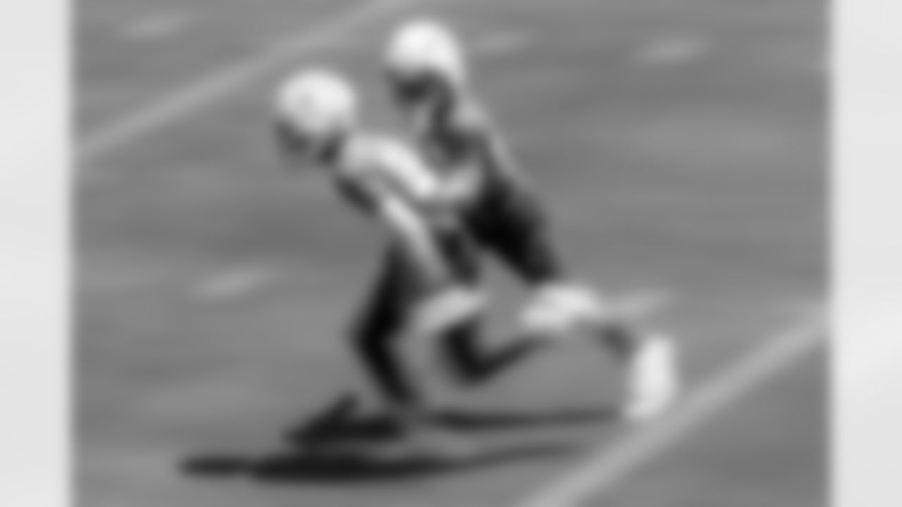 Los Angeles Chargers players participate in Phase 3 of the offseason program on Friday, May 30, 2025 at The Bolt in El Segundo, CA.