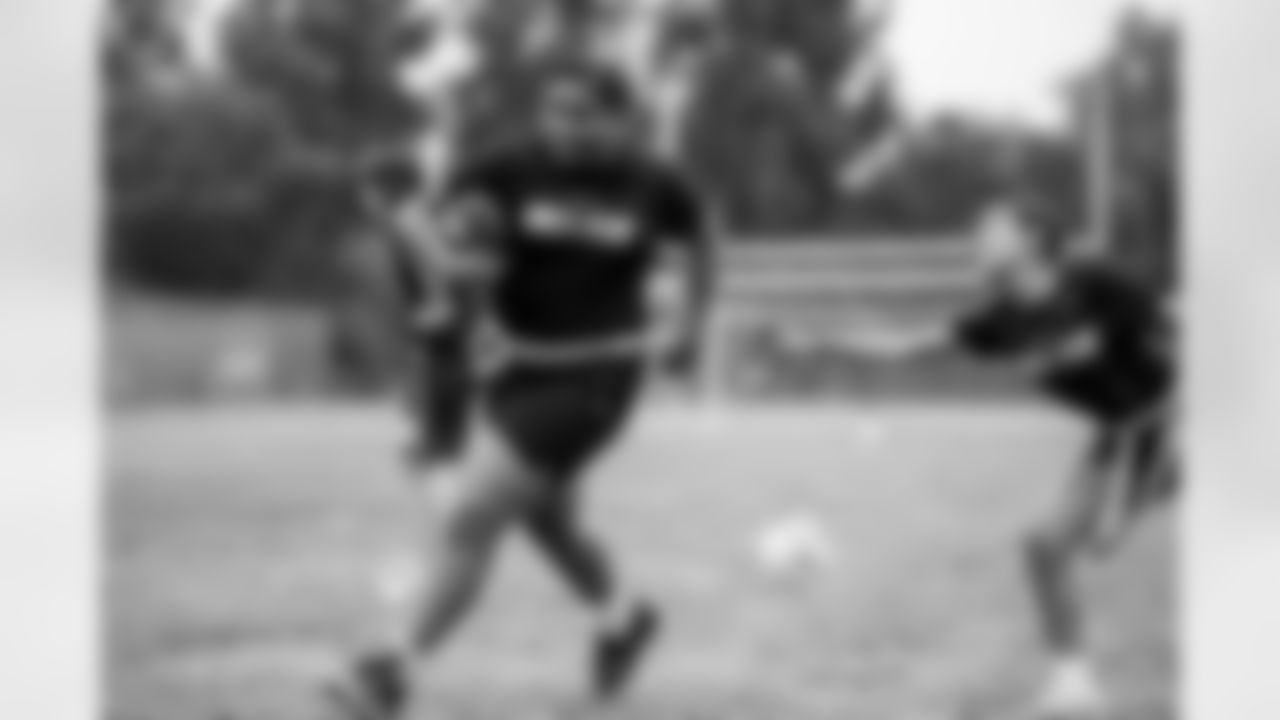 The Los Angeles Chargers host a girls flag football camp on Wednesday, March 26, 2025 at Blair High School in Pasadena, CA.