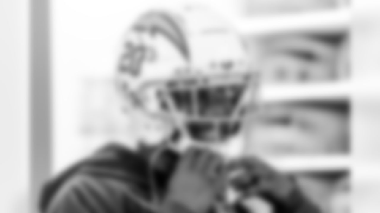 The Los Angeles Chargers rookie class arrive for rookie minicamp on Thursday, May 09, 2024 at Hoag Performance Center in Costa Mesa, CA.
