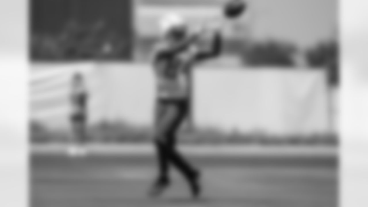 The Los Angeles Chargers practice at Training Camp on Tuesday, August 19, 2025 at The Bolt in El Segundo, CA.