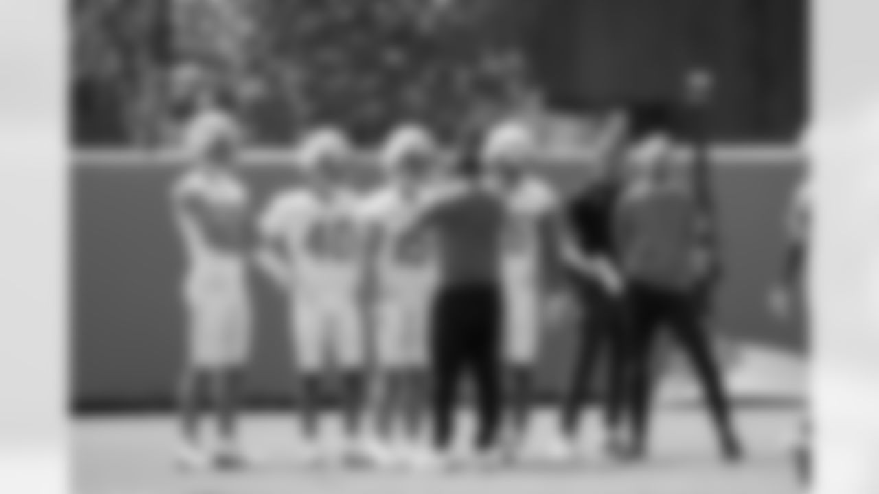 The Los Angeles Chargers hold Rookie Mini-Camp on Friday, May 10, 2024 at Hoag Performance Center in Costa Mesa, CA.