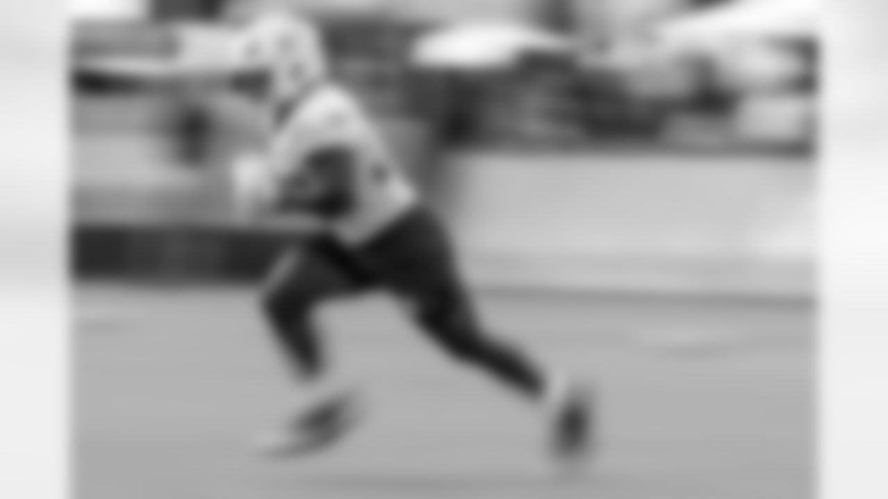 The Los Angeles Chargers practice at Training Camp on Tuesday, July 29, 2025 at The Bolt in El Segundo, CA.