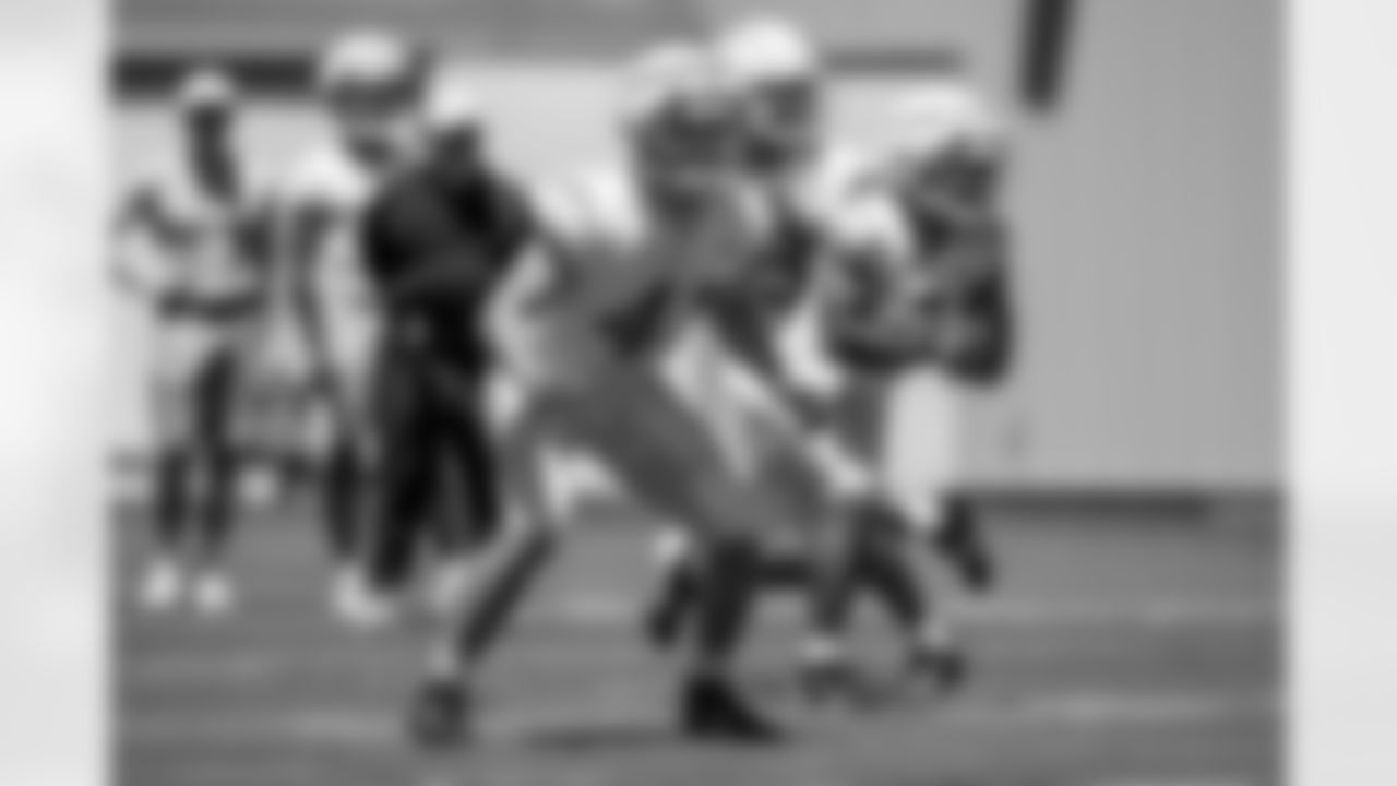 The Los Angeles Chargers hold Rookie Mini-Camp on Saturday, May 10, 2025 at The Bolt in El Segundo, CA.